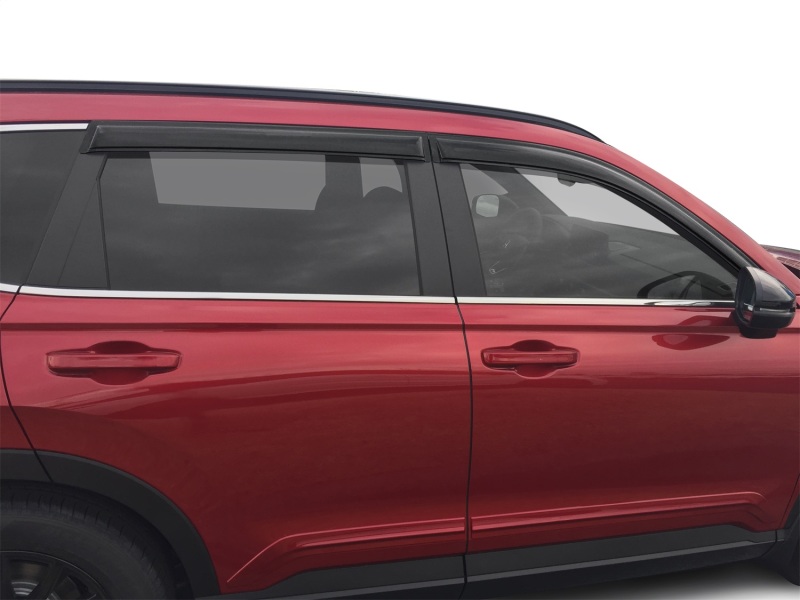 AVS 23-24 Honda CRV Ventvisor Outside Mount Window Deflectors 4pc - Smoke - Image 4
