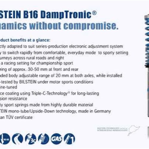 Bilstein B16 (PSS10) for 06-10 BMW E60 M5 EDC Performance Suspension System - Image 2