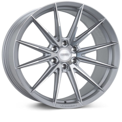 Vossen HFX2-2G24 HFX-2 22x9.5 / 6x139.7 / ET20 / Deep Face / 106.1 - Silver Polished Wheel
