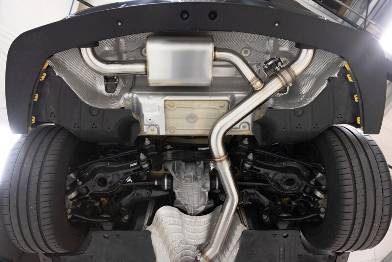 Dinan for 20-26 Toyota GR Supra (A90/A91) 3.0T Valved Catback Exhaust System - Black Tips - Image 7