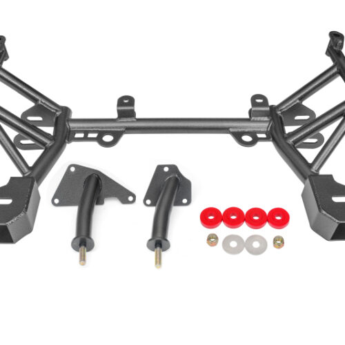 BMR 93-02 4th Gen F-Body K-Member LT1 Motor Mounts Standard Rack Mounts Black Hammertone
