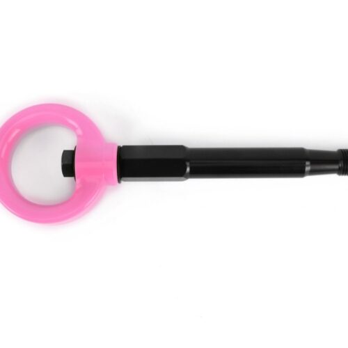 PERRIN 18-21 Subaru WRX & STI / 13-25 BRZ / 17-20 Toyota 86 Tow Hook Kit (Front) - Hyper Pink - Image 3