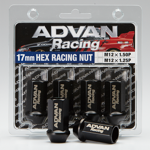 Advan V0264 Lug Nut 12X1.5 (Black) - 4 Pack