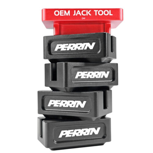 PERRIN 93-26 Subaru WRX/STI/Impreza/OBXT/LGT & 13-26 BRZ/GR86/Crosstrek Jack Pad Set (5pc) - Black
