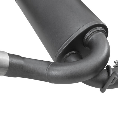 aFe Power Rebel Series 2.5in 409 SS Axle-Back Exhaust w/ Black Tips 2007+ Jeep Wrangler (JK) V6 3.6L/3.8L - Image 5