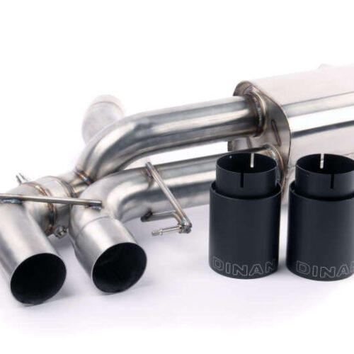 Dinan for 18-23 BMW M5 (F90) Free Flow Axleback Exhaust System - Black Tips
