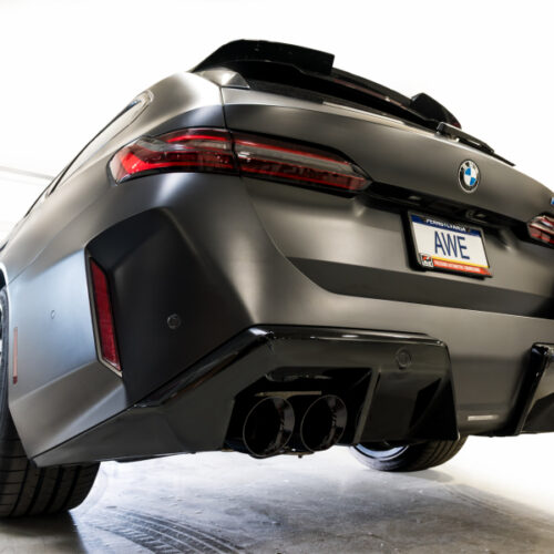 AWE Tuning Touring Edition Cat-Back Exhaust - Diamond Black Tips for BMW G90/G99 M5 - Image 9