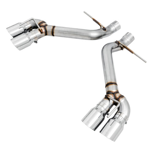 AWE Tuning Axle-Back Exhaust - Track Edition (Quad Chrome Silver Tips) for 16-19 Chevrolet Camaro SS