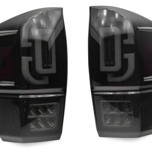 Raxiom for 2016-2023 Toyota Tacoma XW Series Sequential LED Tail Lights- Black Housing/ Smoked Lens - Image 4