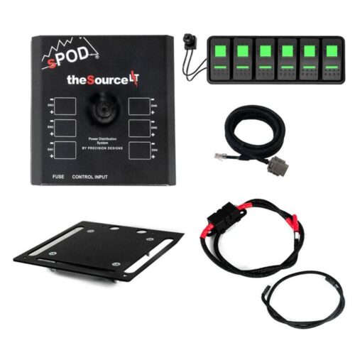 Alternative view of sPOD SourceLT Modular w/Green LED for 36in Battery Cables