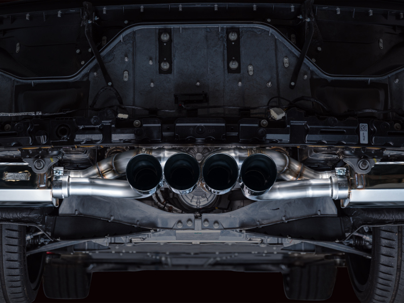 AWE Tuning SwitchPath Cat-Back Exhaust - Diamond Black Tips for 2023 C8 Corvette Z06 - Image 2