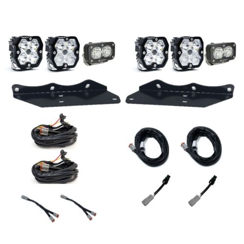Baja Designs for 17-20 Ford Raptor Squadron Sport 2.0/S2 Fog Pocket Kit (Multi Patterns) - Clear