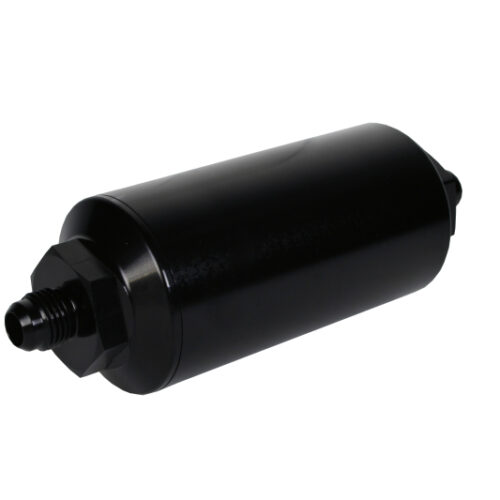 Aeromotive In-Line Filter - (AN-6 Male) 10 Micron Fabric Element Bright Dip Black Finish - Image 7