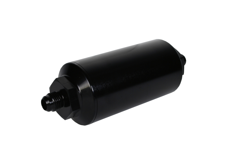 Aeromotive In-Line Filter - (AN-6 Male) 10 Micron Fabric Element Bright Dip Black Finish - Image 7