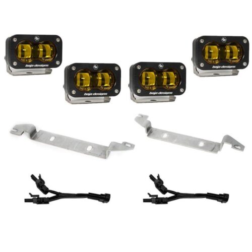 Baja Designs Design for 2024+ Toyota S2 SAE OEM Fog Light Replacement Kit - Amber