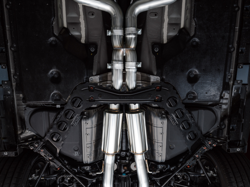 AWE Tuning Track Edition Cat-Back Exhaust System w/ Chrome Silver Tips for 2023 Nissan Z RZ34 RWD - Image 3