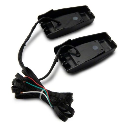 Raxiom for 2007-2018 Jeep Wrangler JK w/ Hard Top Axial Series Rear Window Glass Hinge LED Lights - Image 3