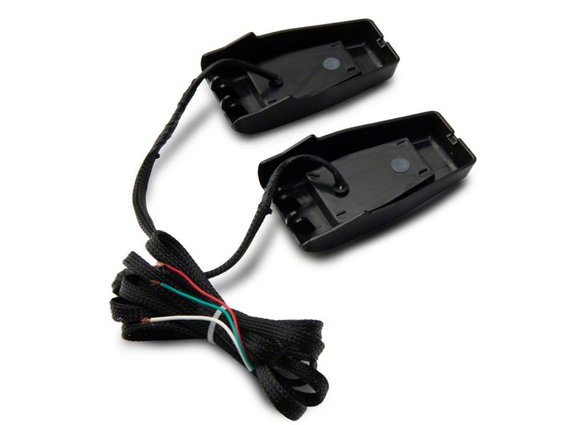Raxiom for 2007-2018 Jeep Wrangler JK w/ Hard Top Axial Series Rear Window Glass Hinge LED Lights - Image 3
