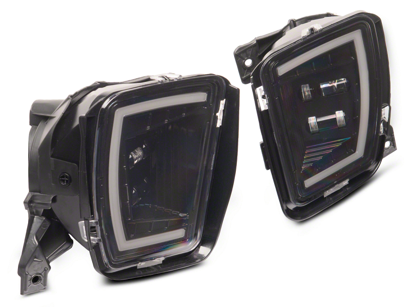 Raxiom for 2013-2018 Dodge RAM 1500 Excluding Rebel Axial Series LED Fog Lights w/ LED DRL