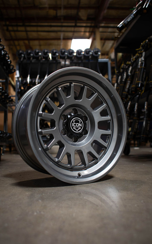 ICON Anza 17x8.5 / 6x5.5 / 25mm Offset / 5.75in BS - Gun Metal Wheel - Image 3