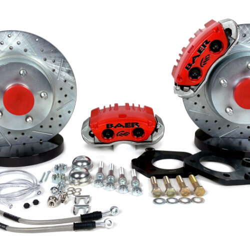 Baer Brakes 64-72 GM Chevelle/Cutlass/Skylark 11in Classic Series Front Brake Kit - Red