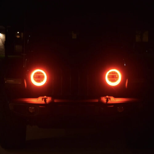 ORACLE Lighting Jeep Wrangler JL/Gladiator JT LED Surface Mount Headlight Halo Kit - Image 5