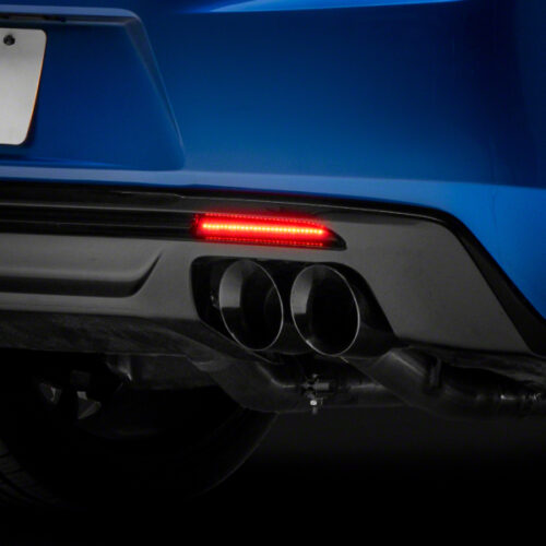 Raxiom for 2016-2018 Chevrolet Camaro Axial Series LED Rear Diffuser Marker Lights- Smoked