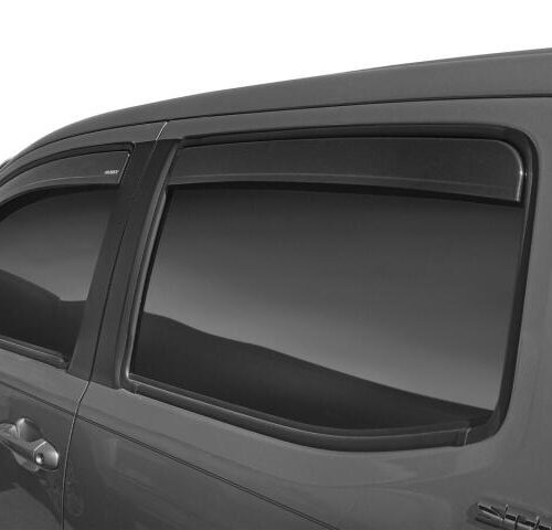 Husky Liners 16-23 Toyota Tacoma DC In-Channel Mount Ventvisor Low Profile (4pc) - Smoke - Image 5