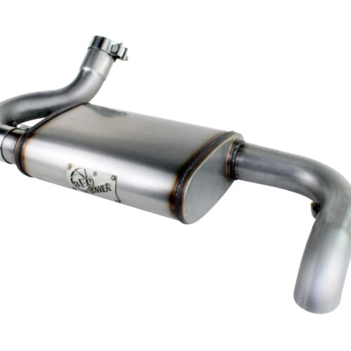 aFe Power MACHForce XP 07-17 Jeep Wrangler V6-3.6/3.8L 409 SS 2.5in Axle-Back Exhaust - Image 3