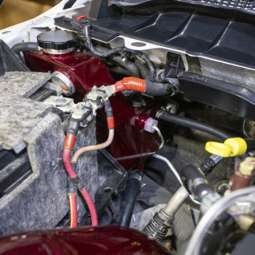 Wehrli 13-18 Dodge 6.7L Cummins OEM Placement Coolant Tank Kit - Candy Red - Image 4