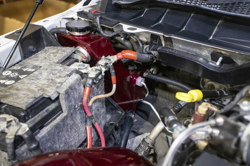 Wehrli 13-18 Dodge 6.7L Cummins OEM Placement Coolant Tank Kit - Candy Red - Image 4