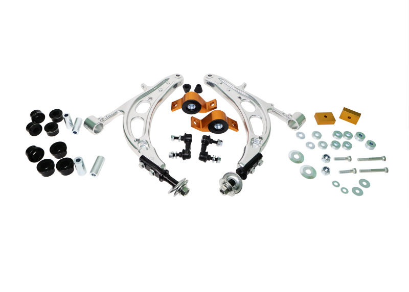 Whiteline 93-07 Subaru Impreza Front Lower Street Performance Alloy Control Arm Kit - Image 2