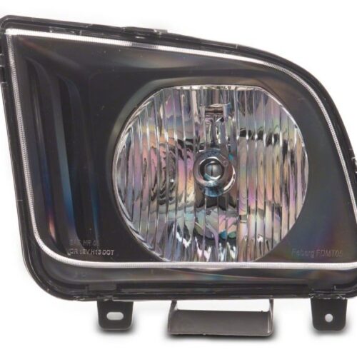 Raxiom for 2005-2009 Ford Mustang Axial Series OEM Style Rep Headlights- Chrome Housing (Clear Lens) - Image 3