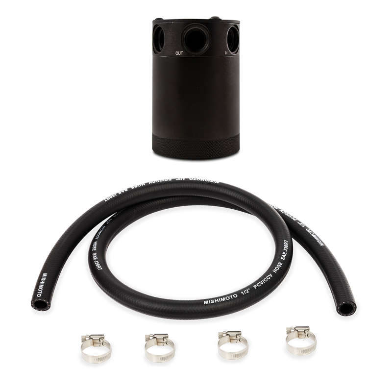 Mishimoto Compact Baffled Oil Catch Can - 3-Port - Image 2