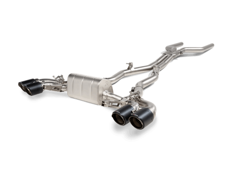 Akrapovic Evolution Line Cat Back (Titanium) w/Carbon Tips for 2021 BMW M8/M8 Competition (F91/F92)