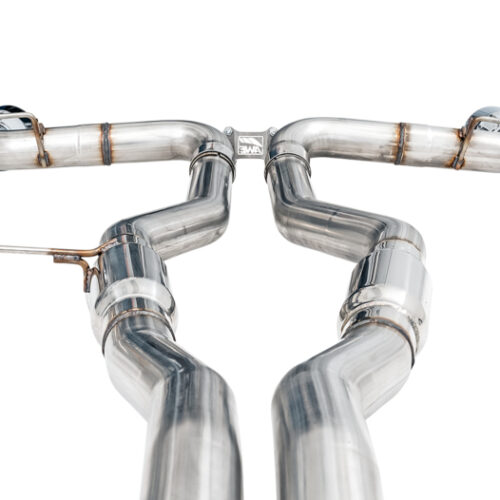 AWE Tuning Track Edition Exhaust - 5in Chrome Silver Tips for 2020 Toyota Supra A90 - Image 4