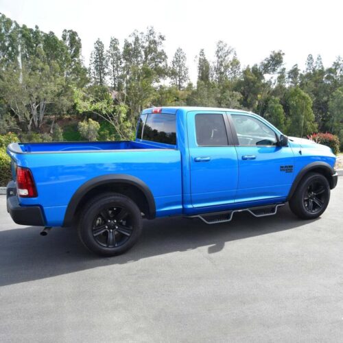 Westin 09-18/19-24 Ram 1500 Quad Cab/Classic Outlaw Drop Nerf Step Bars Textured Black - Image 9