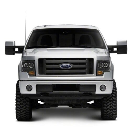 Raxiom for 2009-2014 Ford F-150 Super White LED Halo Projector Headlights- Black Housing (Clear Lens) - Image 9