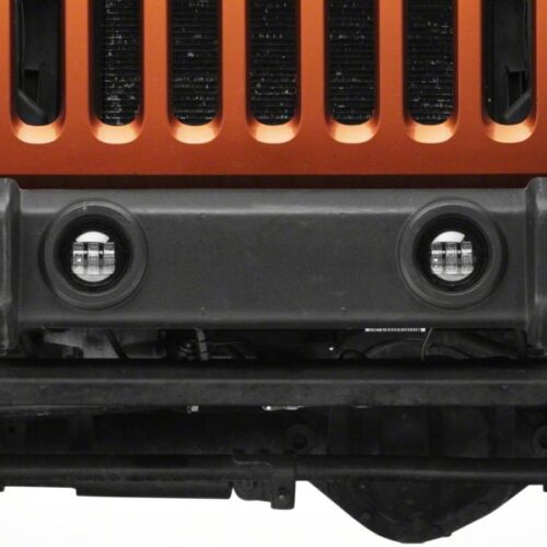Raxiom for 2007-2023 Jeep Wrangler JK & JL Axial Series Tri-Bar LED Fog Lights- Amber - Image 4