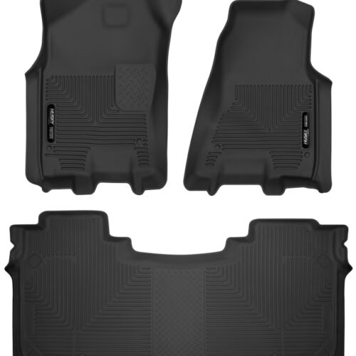 Husky Liners 19-22 Dodge Ram 1500 Crew Cab X-Act Contour Front & Second Seat Floor Liners - Black