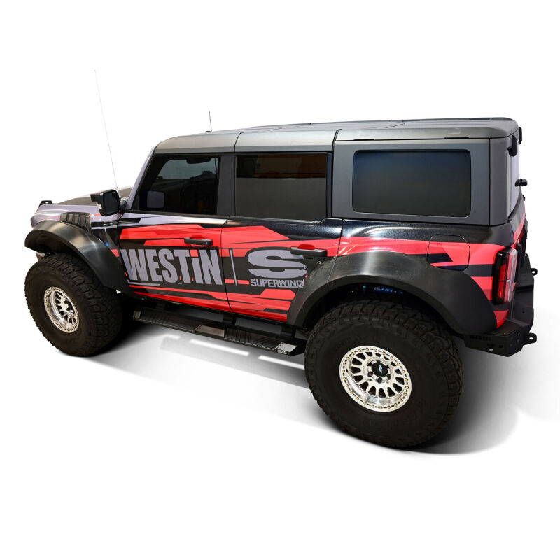 Westin 21-25 Ford Bronco 4dr (Excl. Bronco Sport) AT6 Running Boards - Black - Image 8