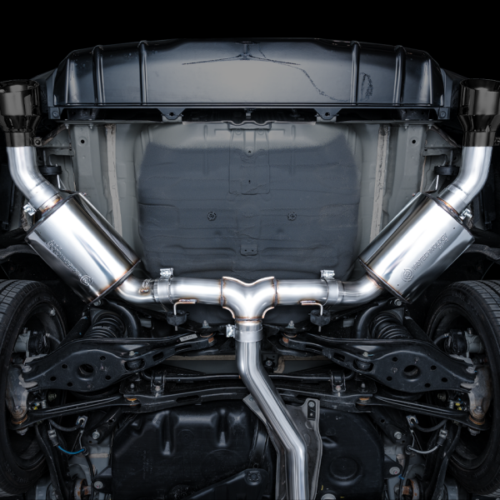 AWE Tuning 22+ Honda Civic Si/Acura Integra Touring Edition Catback Exhaust - Dual Diamond Black Tip - Image 3