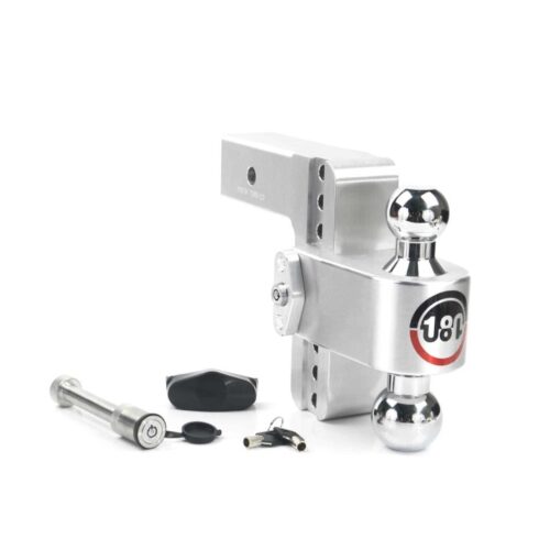 Weigh Safe CTB6-2.5-KA 180 Hitch 6in Drop Hitch & 2.5in Shank (10K/18.5K GTWR) w/WS05 - Aluminum
