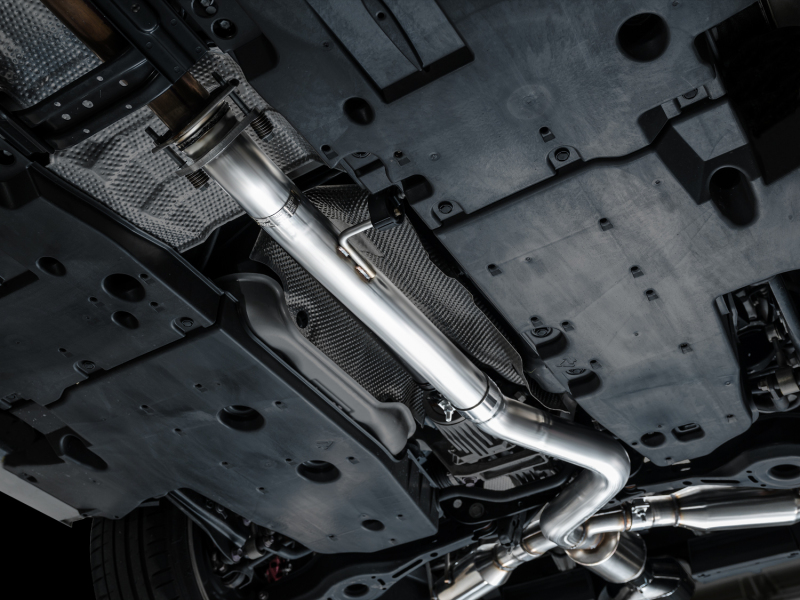 AWE Tuning Track Edition Cat-Back Exhaust - Chrome Silver Tips for 23-24 Toyota GR Corolla - Image 8