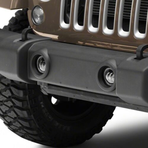 Alternative view of Raxiom for 2007-2018 Jeep Wrangler JK Axial Series 4-In LED Devil Eyes Fog Lights w/ Halo
