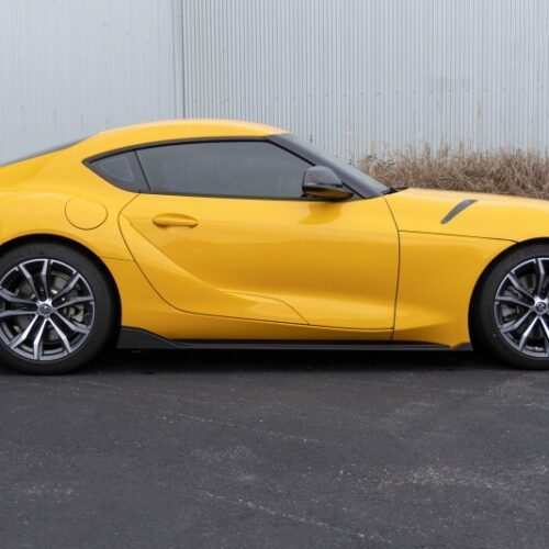 Alternative view of Dinan for 20-26 Toyota GR Supra (A90/A91) Carbon Fiber Mirror Cover Set