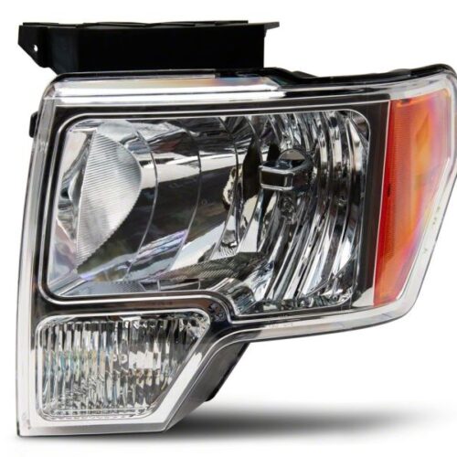 Raxiom for 2009-2014 Ford F-150 Axial OEM Style Rep Headlights- Chrome Housing (Clear Lens) - Image 5