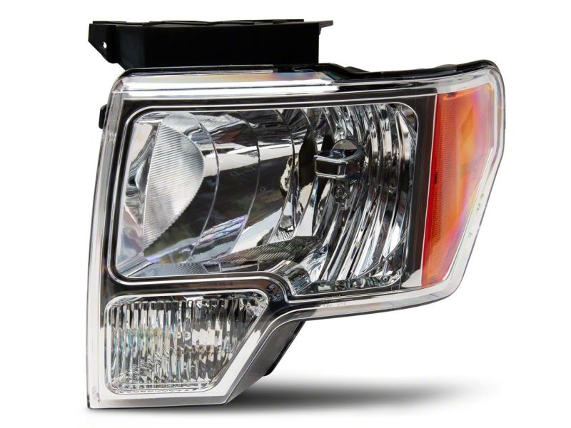 Raxiom for 2009-2014 Ford F-150 Axial OEM Style Rep Headlights- Chrome Housing (Clear Lens) - Image 5