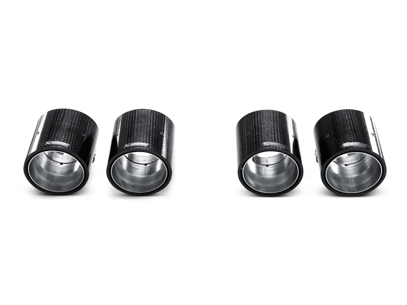Akrapovic Tail Pipe Set (Carbon) for 11-12 BMW 1 Series M Coupe (E82) - Image 2