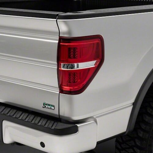 Alternative view of Raxiom for 2009-2014 F-150 Styleside G2 LED Tail Lights- Chrome Housing Red/Clear Lens